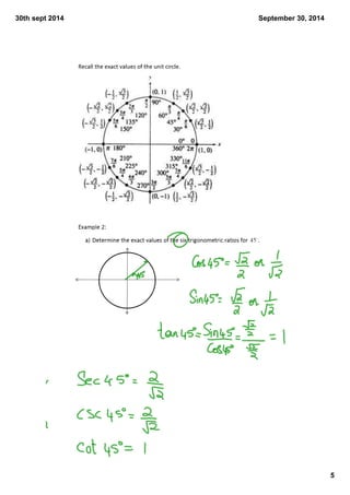 30th sept 2014 
5 
September 30, 2014 
 