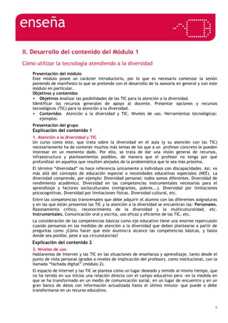 Documento= TIC y la Atención a la Diversidad en el Aula | DOC
