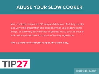 Man, crockpot recipes are SO easy and delicious. And they usually
take very little preparation and can cook while you’re d...