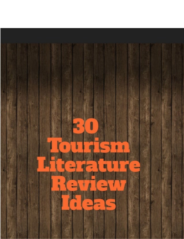 literature review on tourist attractions