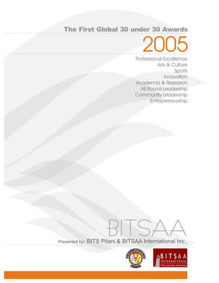 BITSAA 30 under 30 Awards 2005