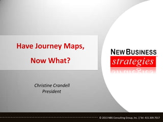 Christine Crandell
President

© 2013 NBS Consulting Group, Inc. | Tel: 415.309.7017
© 2013 NBS Consulting Group, Inc. | Tel: 415.309.7017

 
