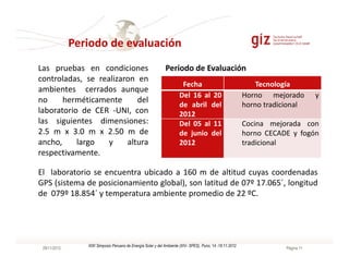 AHORRO POTENCIAL DE LEÑA, DISMINUCIÓN DE LA POLUCIÓN INTRADOMICILIARI…