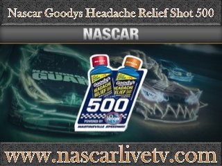 Goodys Headache Relief Shot 500 live streaming