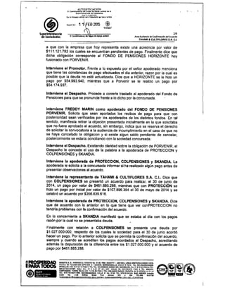 Tahami Restructuring Agreement