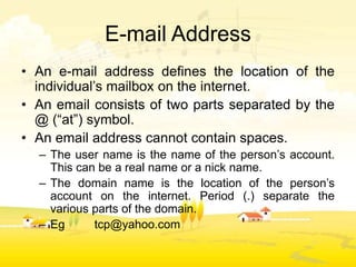 Computers in Education - Internet | PPSX