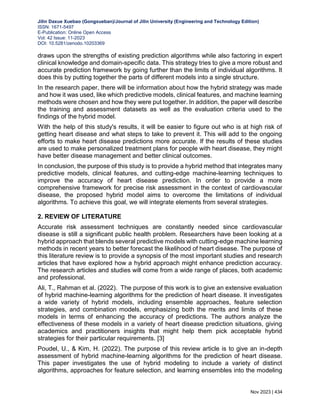 ENHANCING ACCURACY IN HEART DISEASE PREDICTION: A HYBRID APPROACH | PDF
