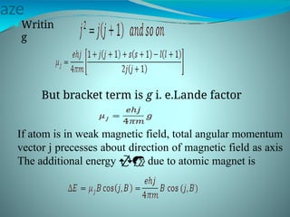 Comprehensive Overview of Atomic Physics and Vector Atom Model | PPTX