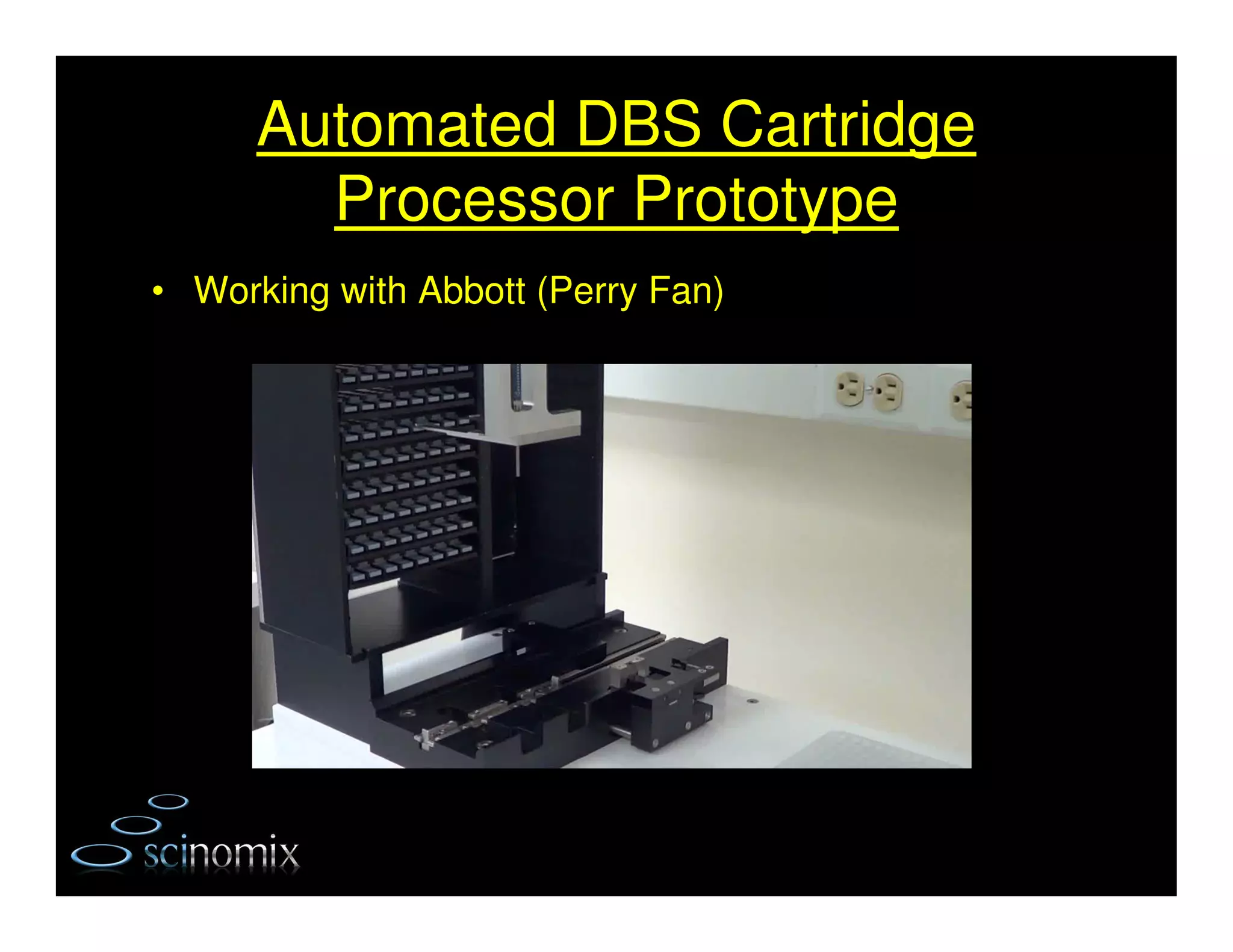 31 dried blood spot automation - nigel malter - scinomix | PPT