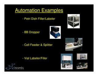 31 dried blood spot automation - nigel malter - scinomix | PPT