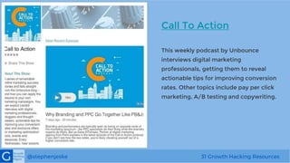 The Startup Chat
Startup marketing is a
common theme that runs
through this weekly podcast
with Steli Efti and Hiten Shah.
 