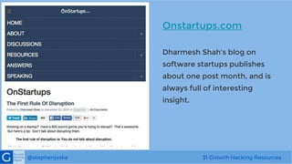 OnStartups A Facebook community for
