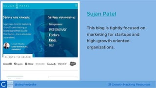 Sujan Patel This blog is