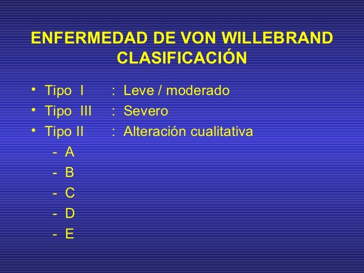 Diferencia Entre Hemofilia Y Enfermedad De Von Willebrand