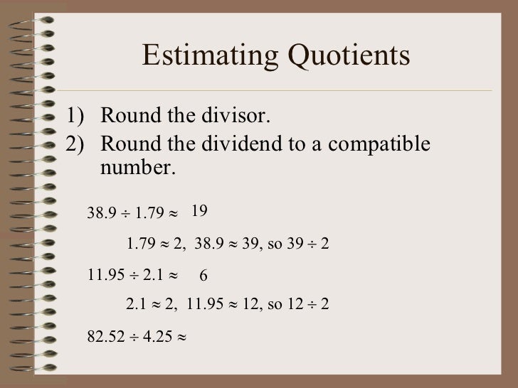 3.1 Rounding And Estimating