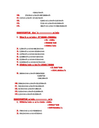 Unidades de convercion