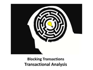 Blocking Transactions
Transactional Analysis
 