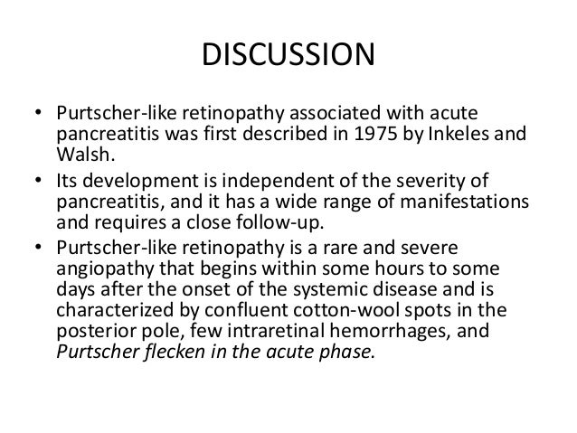 9 DISCUSSION O Purtscher Like Retinopathy 9 DISCUSSION O Purtscher Like Retinopathy