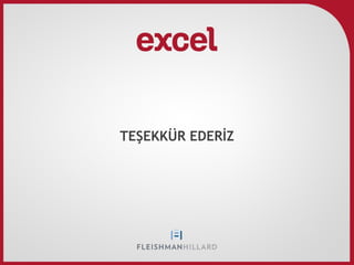 TEŞEKKÜR EDERİZ
 