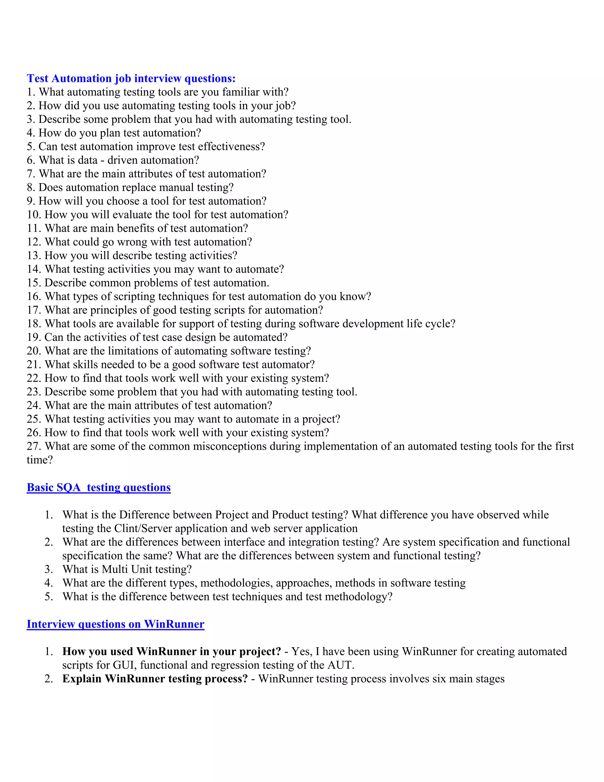 3104328 software-testing-interview-questions | PDF