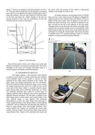 Lane Detection and Obstacle Aviodance | PDF