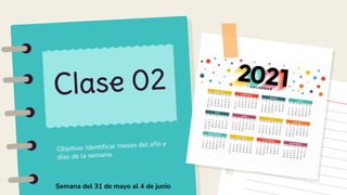 Semana del 31 de mayo al 4 de junio
 