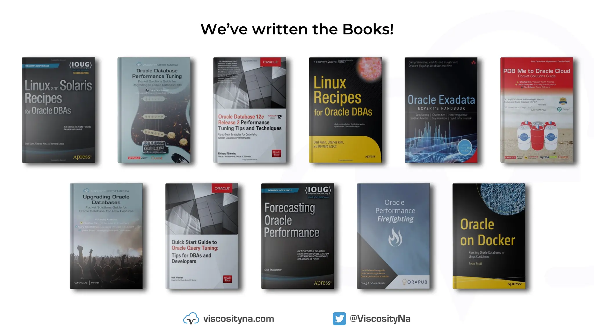 We’ve written the Books!
 
