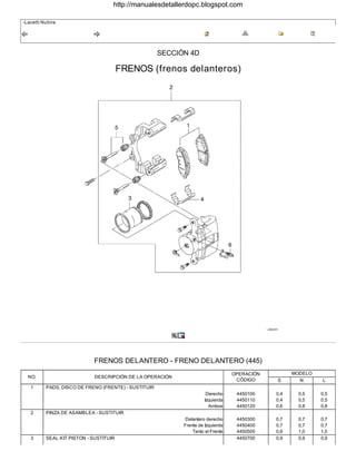 310660103 manual-de-servicio-chevrolet-optra | PDF