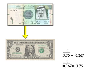 1  
3.75 = 0.267
  1  
0.267= 3.75
 