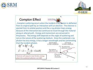 42
18PYB101J Module-III Lecture-2
 