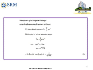 50
18PYB101J Module-III Lecture-3
 