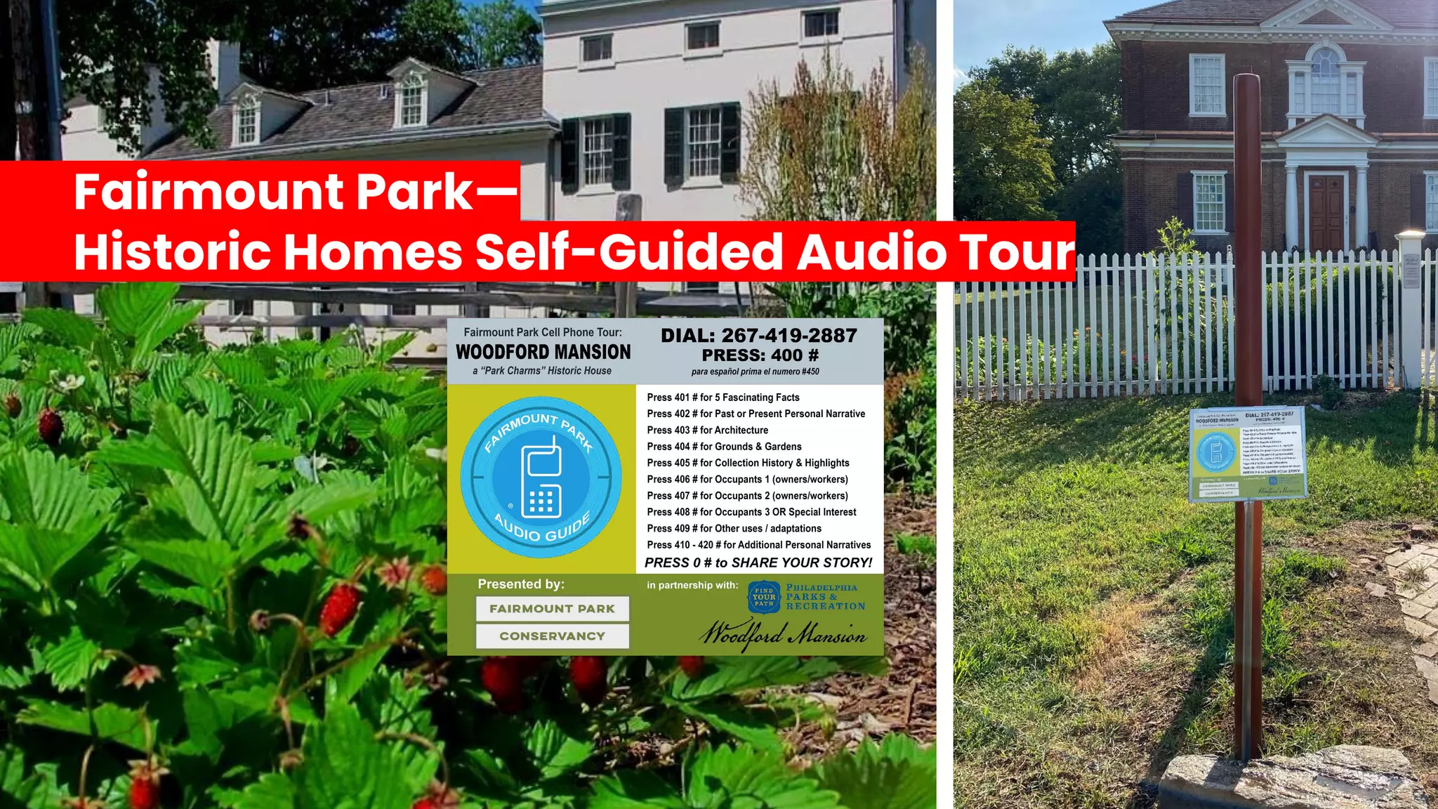 Fairmount Park—
Historic Homes Self-Guided Audio Tour
 
