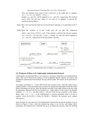 Cryptanalysis and Enhancement of Two Low Cost RFID Authentication ...