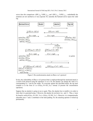 Cryptanalysis and Enhancement of Two Low Cost RFID Authentication ...