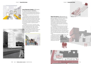 Isaac Marquéz Sabido (AD6 bache-
lor diploma project): DESIGN L
The overall aim of the proposed Design Palác is to
provide an innovative building focused on the exposure
of Czech and international design mainly within the
fashion sector.
The architectural concept has been conceived as
a duality between a vertical and horizontal element
defined by their height and materiality. The vertical
element is a Tower that will host Vogue offices, design
studios to be rented, and a cafe with a concept store
on the last floor. The gallery and auditorium areas
are the horizontal element, defined by a low concrete
structure that correlates in a gentle way with its
surroundings.
The structure of the tower is minimalistic, taking
account that only three walls function as load bearing
structures supporting the floor slabs. The three
concrete walls define the floor spaces and section
off the stairs and toilets to the perimeter of the
building, creating a building of seclusion and openness
all in one. At the same time, this allows the floors
to be subdivided with glazing partitions, making a
segmentation of spaces.
Alina Fornaleva (AD6 bachelor di-
ploma project): 150 M OF CULTURE
My design is dedicated to the New Centre of
Architecture. The design of the building combines
exhibition and educational spaces. The purpose
of this project is to make the architecture more
understandable, explain what goals and objectives
this science sets itself, what tools it uses, and how it
affects everyday life.
The building is divided into three parts, with each
part responsible for its functional load. In the lower
level, are the lobby, cafe, reception and information
areas. In the middle part, are all the premises that are
responsible for the cultural part of the programme.
There are exhibition rooms that connect with the upper
level. In the upper level, there is a school for children,
a lecture room and educational workshops with a roof
terrace.
The project also includes independent units – each
of which can be rented for a small office or an art
or architectural workshop. The building’s tectonics
are determined by many factors. It was important
to maintain the conditions of illumination, and to
respond to the surrounding buildings and complex
infrastructure of the area.
Part 2 — Studio projects summer term  ARCHIP 2017/18   71
­Chapter 3  Nasadil-Duba Studio­Chapter 3  Nasadil-Duba Studio
70  Part 2 — Studio projects summer  ARCHIP 2017/18
 
