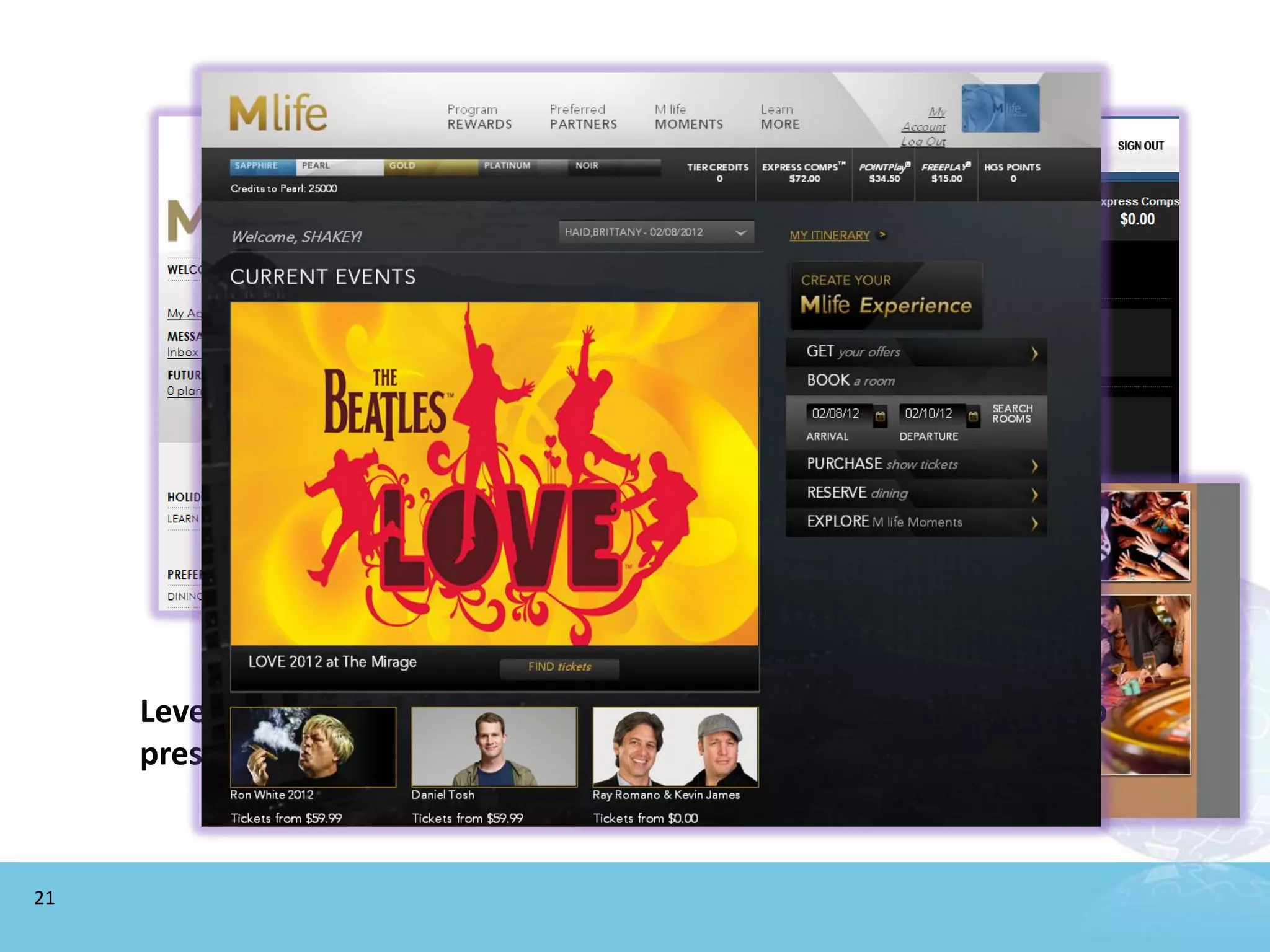 Leveraging creative space based upon data from a customer’s web
     presence


21
 