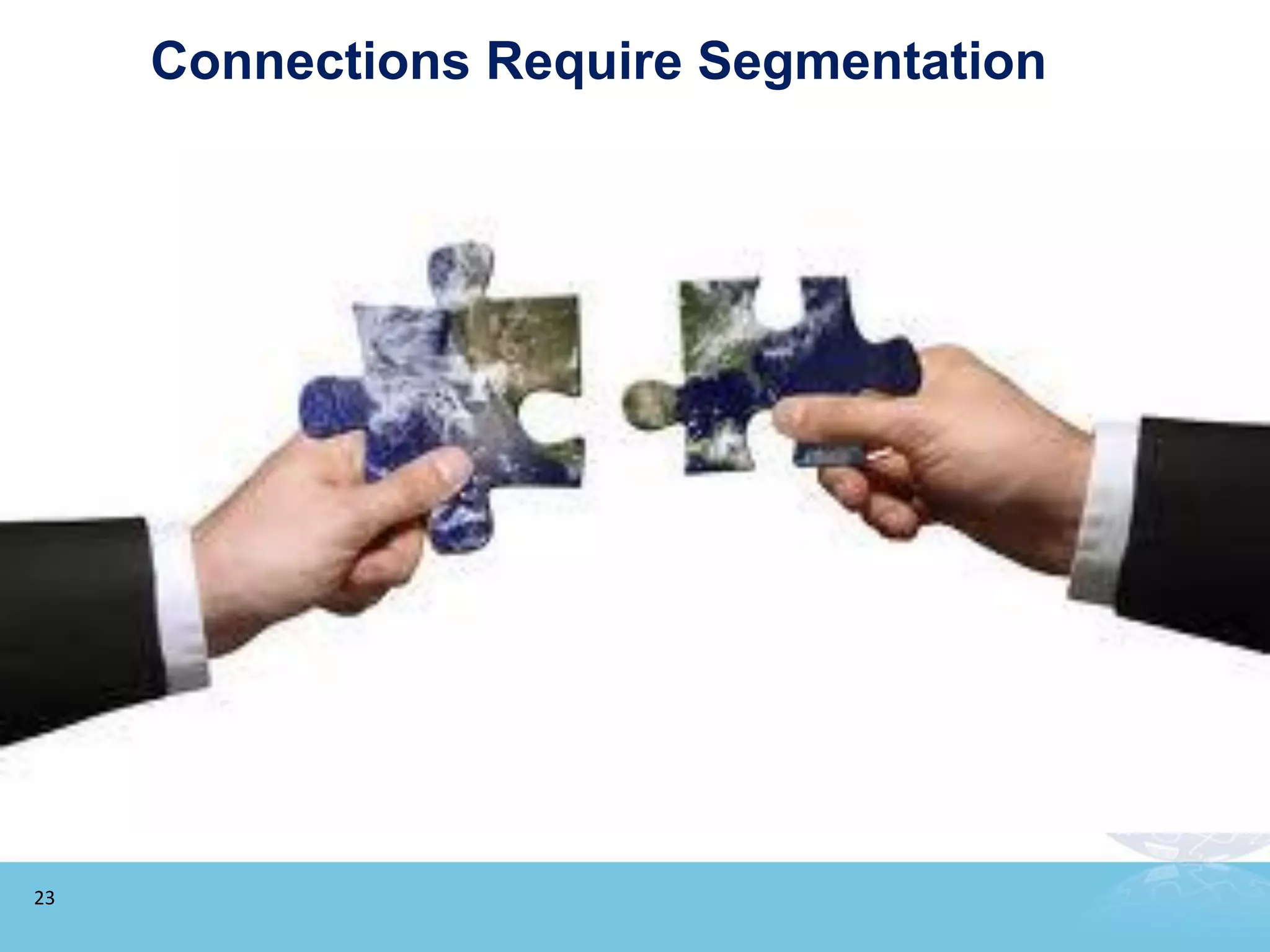 Connections Require Segmentation




23
 