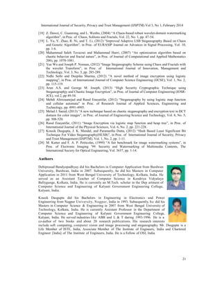 A Novel Secure Image Steganography Method Using Chaos Theory in Spatial ...