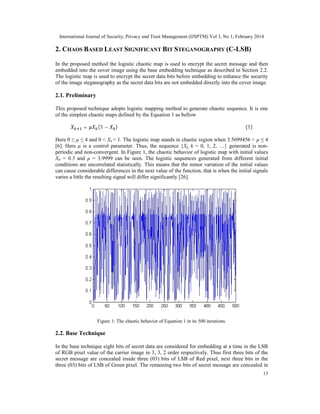 A Novel Secure Image Steganography Method Using Chaos Theory in Spatial ...