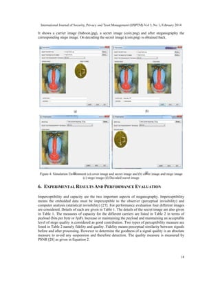 A Novel Secure Image Steganography Method Using Chaos Theory in Spatial ...