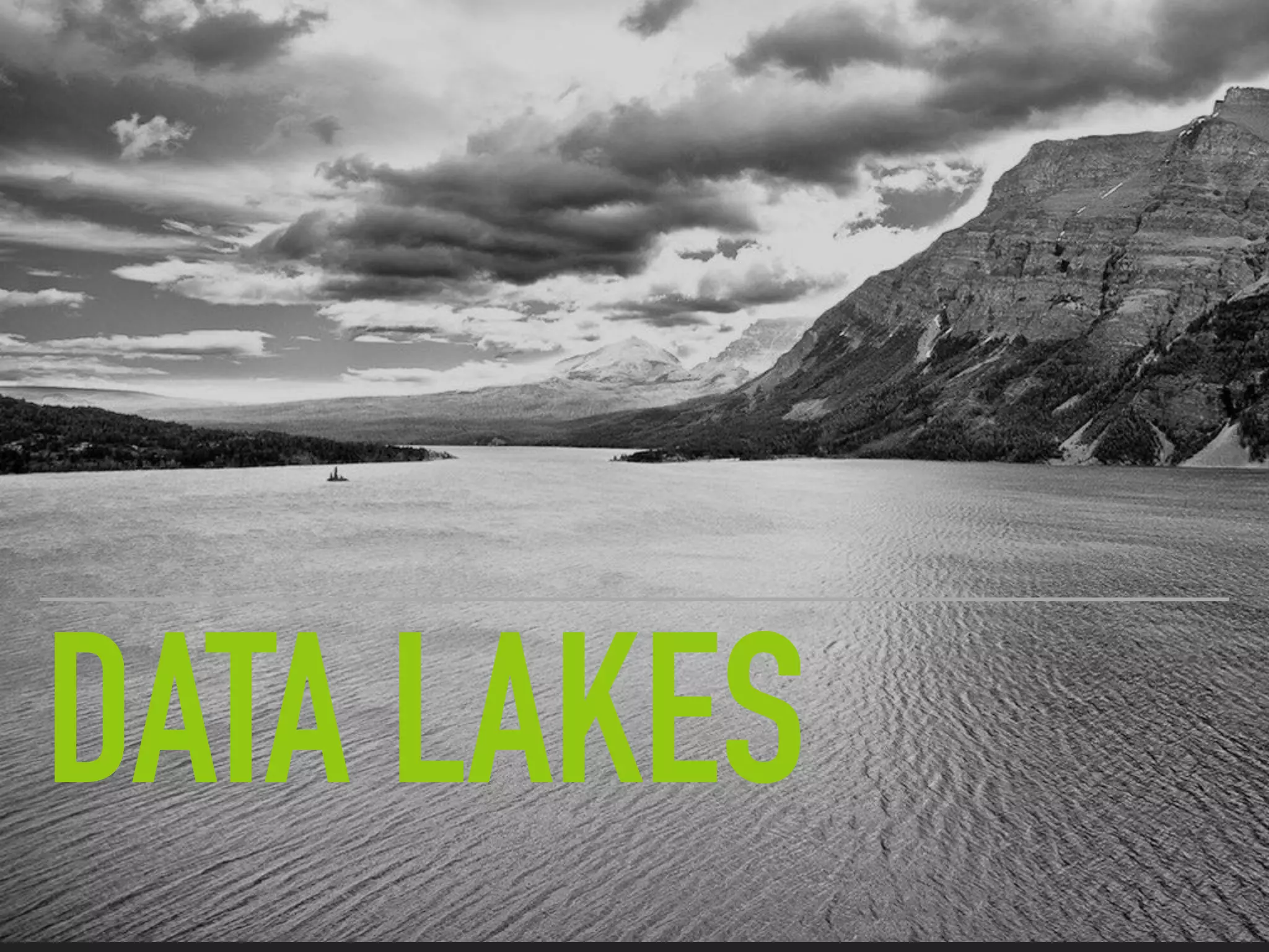 DATA LAKES
 