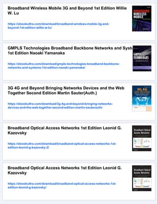 EPC and 4G Packet Networks Driving the Mobile Broadband Revolution 2nd ...