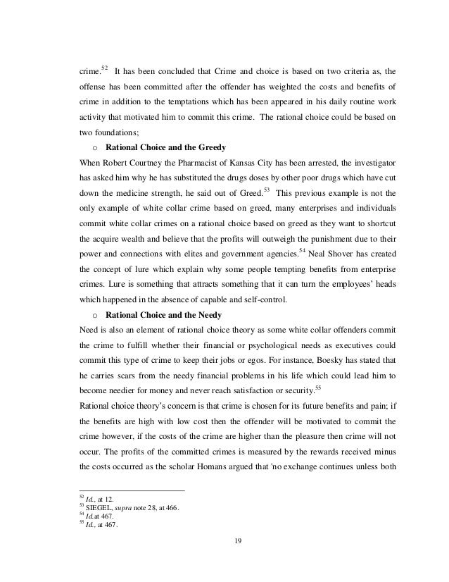 research paper white collar crime