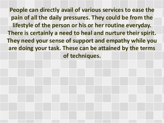 qualities of a good massage