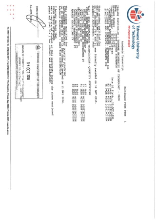 Official Academic Transcript | PDF