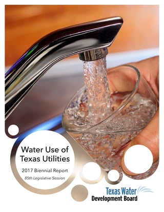Water Use of
Texas Utilities
2017 Biennial Report
85th Legislative Session
 