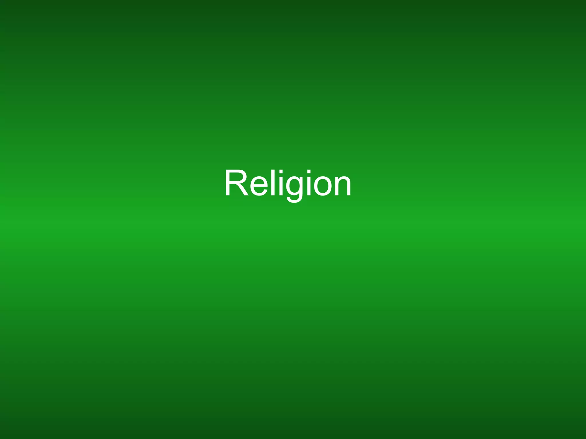 Religion  
