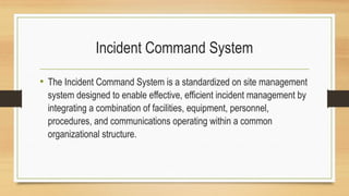 Comprehensive Overview of the Incident Command System (ICS) for ...