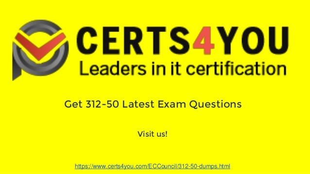 312-85 Authorized Certification