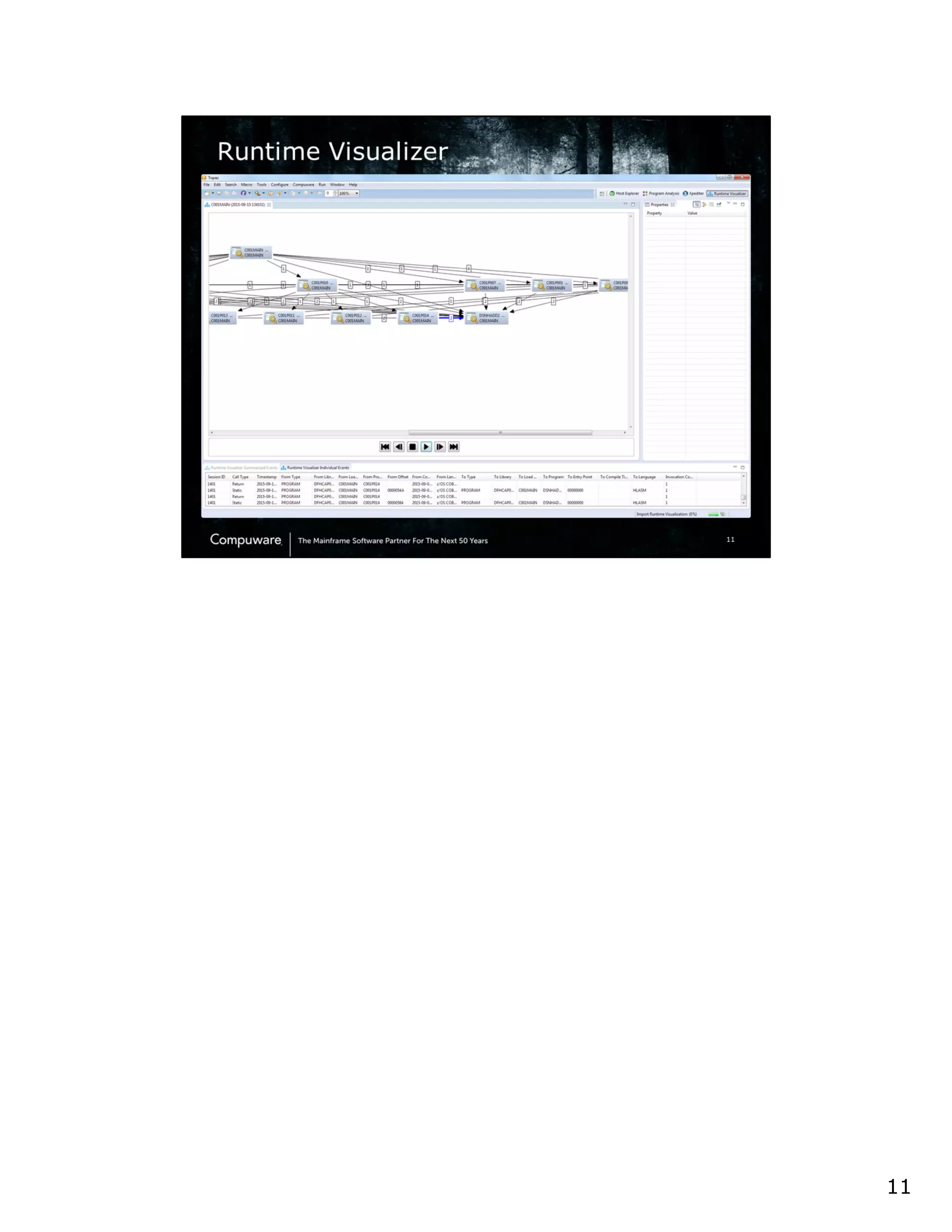 1111
Runtime Visualizer
 